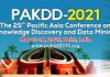 One of the longest established and leading international conferences in the areas of data mining and knowledge discovery PAKDD-2021 now to be held online from May 11