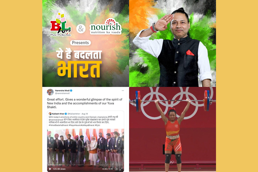 PM Modi Retweets BL Agro’s Nourish & Kailash Kher Musical Tribute to Olympians