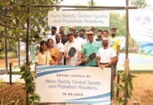 Launch of Hanu Reddy Global Sports & Pickleball Academy at Hanu Reddy Raghava Farms