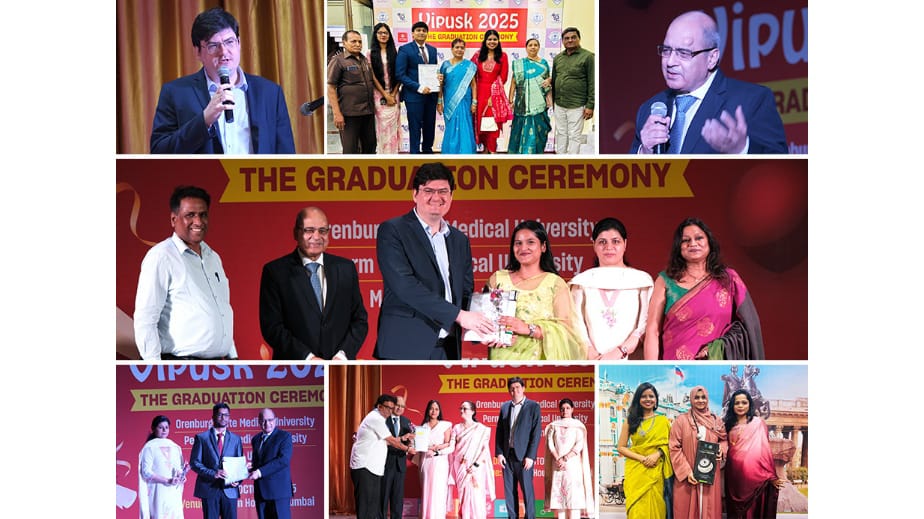 Vipusk 2025 Rus Education Celebrates the Success of Indian MBBS Graduates from Russia.