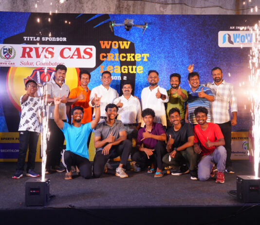 WOW Cricket League Season 2 Powered by RVS College of Arts and Science Concludes Successfully in Chennai