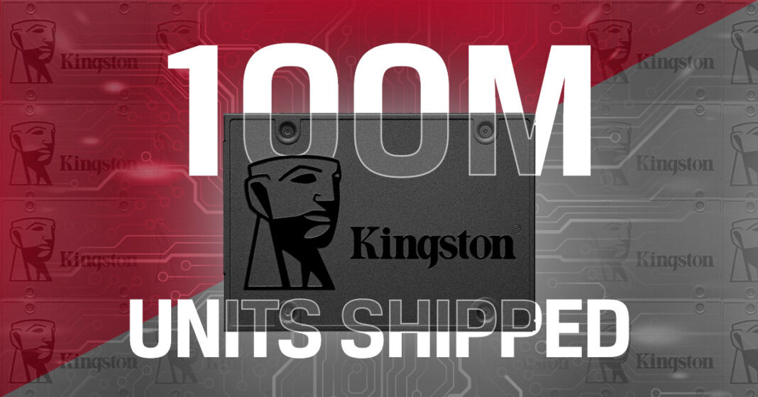 Kingston Marks Major Milestone with 100 Million A400 SATA SSDs Shipped Globally